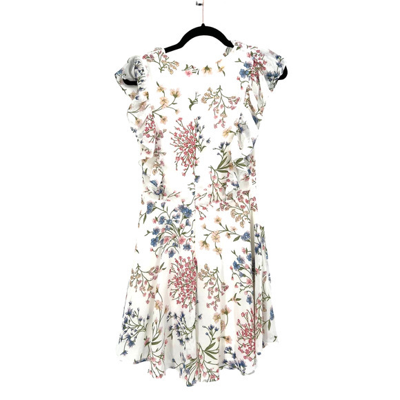 Native Daughter‎ White with Blue, Pink, Green Floral Dress Size Medium - Picture 2 of 6